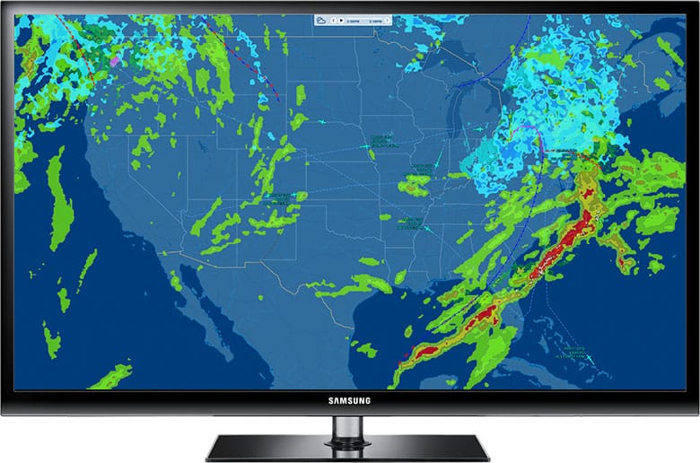 FlightAware TV Fleet Full Screen